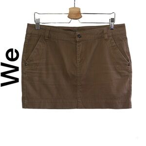 We (18 W 67)Women’s Dark Brown Mini Skirt Size EU 40
